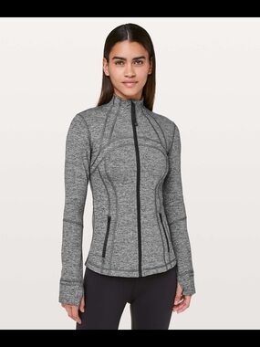 lululemon athletica Gray Full-Zip Women's Jacket